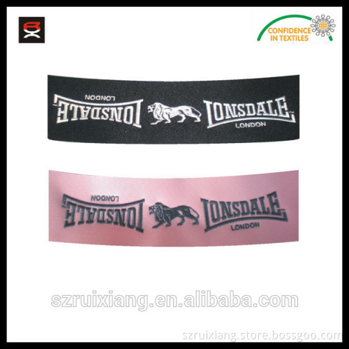 High quality embossed woven label for clothing